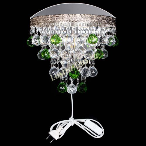 Бра Токката пирамида шар 30 зеленая в Химках Гусь Хрустальный