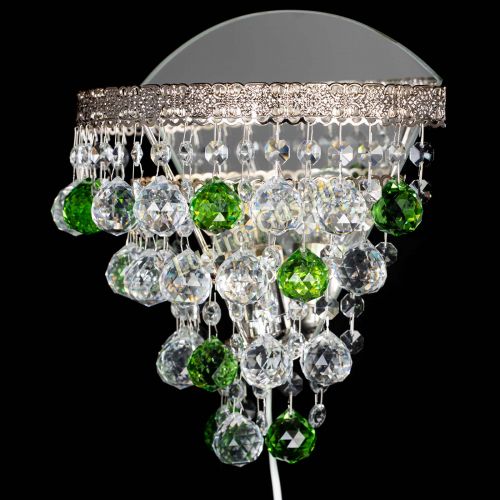 Бра Токката пирамида шар 30 зеленая в Химках Гусь Хрустальный