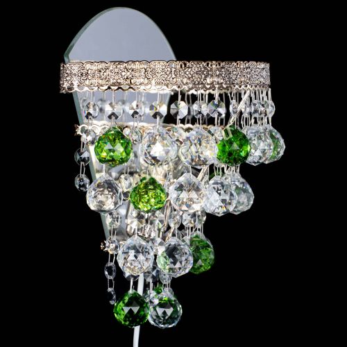 Бра Токката пирамида шар 30 зеленая в Химках Гусь Хрустальный