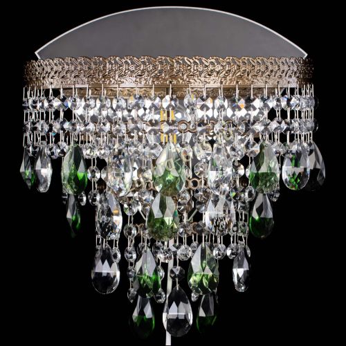 Бра Токката пирамида журавлик под бронзу зеленая в Химках Бра Токката пирамида журавлик под бронзу зеленая в Химках