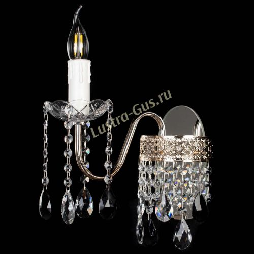 Бра Венеция №1 мини черная в Химках Гусь Хрустальный
