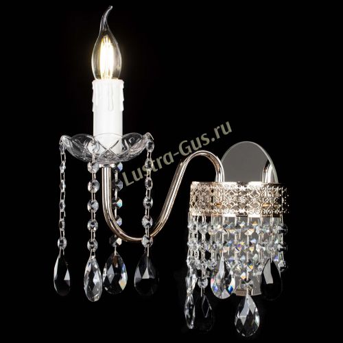 Бра Венеция №1 мини черная в Химках Гусь Хрустальный