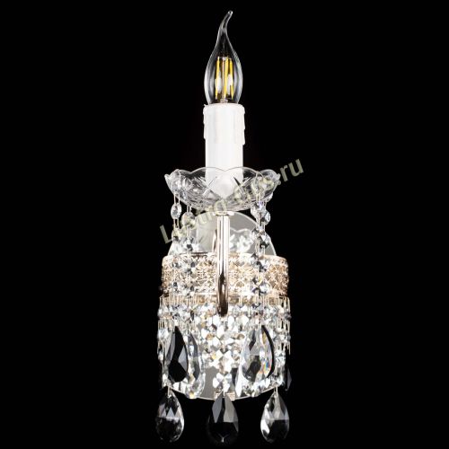 Бра Венеция №1 мини черная в Химках Гусь Хрустальный