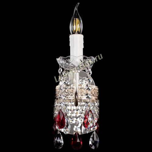 Бра Венеция №1 мини красная в Химках Гусь Хрустальный