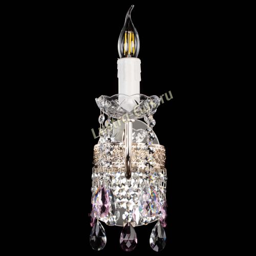 Бра Венеция №1 мини розовая в Химках Гусь Хрустальный