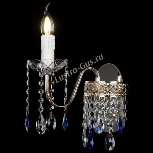 Бра Венеция №1 мини синяя в Химках Гусь Хрустальный