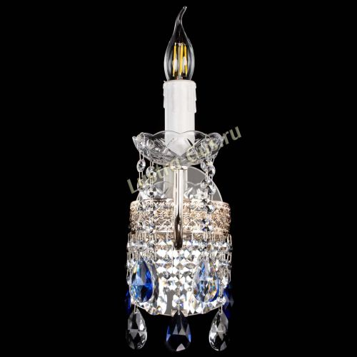 Бра Венеция №1 мини синяя в Химках Гусь Хрустальный