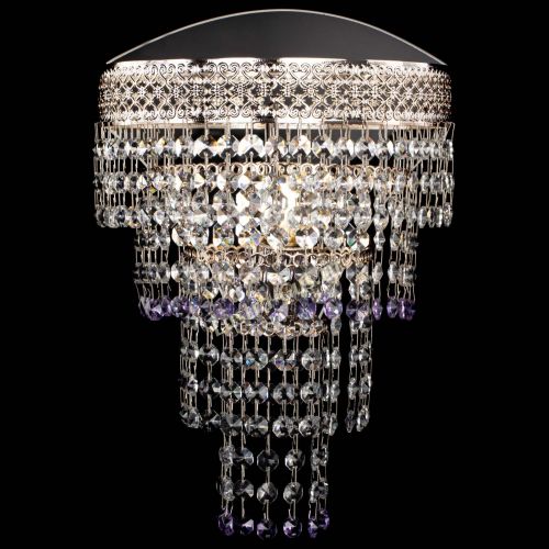 Бра Венеция Капель оптикон фиолетовая в Химках Гусь Хрустальный