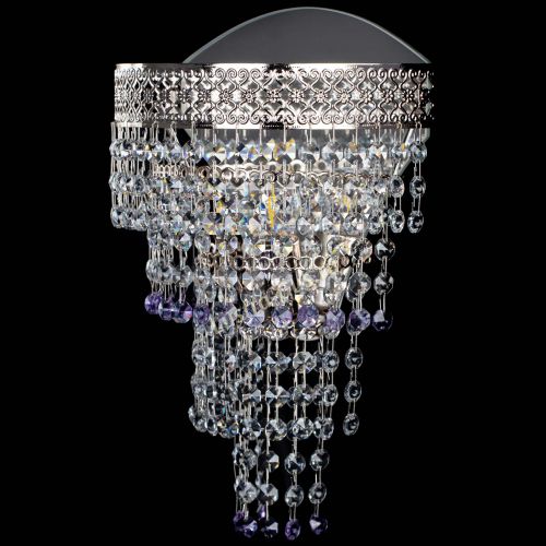 Бра Венеция Капель оптикон фиолетовая в Химках Гусь Хрустальный