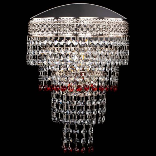 Бра Венеция Капель оптикон красная в Химках Гусь Хрустальный