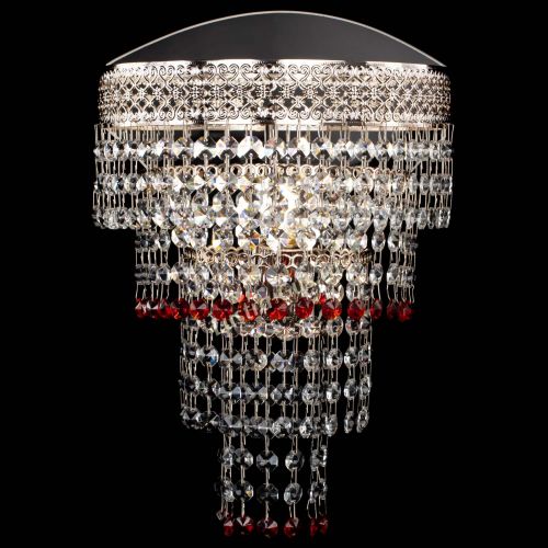 Бра Венеция Капель оптикон красная в Химках Гусь Хрустальный