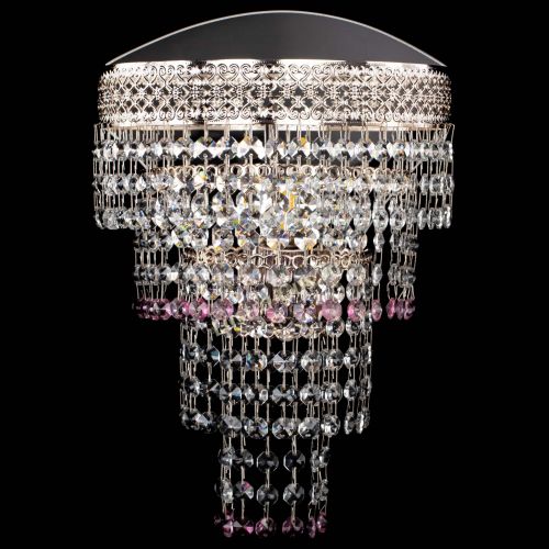 Бра Венеция Капель оптикон розовая в Химках Гусь Хрустальный