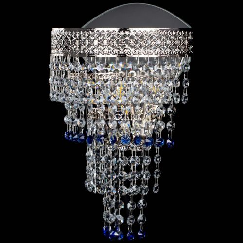 Бра Венеция Капель оптикон синяя в Химках Гусь Хрустальный