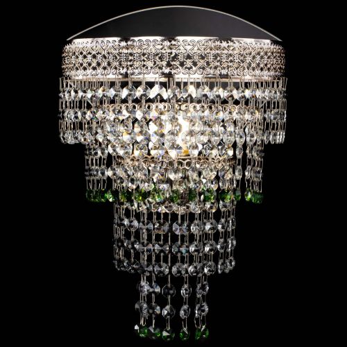 Бра Венеция Капель оптикон зеленая в Химках Гусь Хрустальный