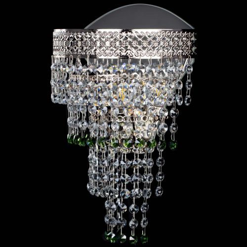 Бра Венеция Капель оптикон зеленая в Химках Гусь Хрустальный