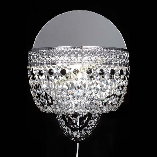 Бра Венеция оптикон черная в Химках Гусь Хрустальный