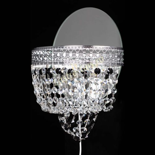 Бра Венеция оптикон черная в Химках Гусь Хрустальный