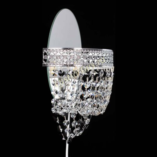 Бра Венеция оптикон черная в Химках Гусь Хрустальный