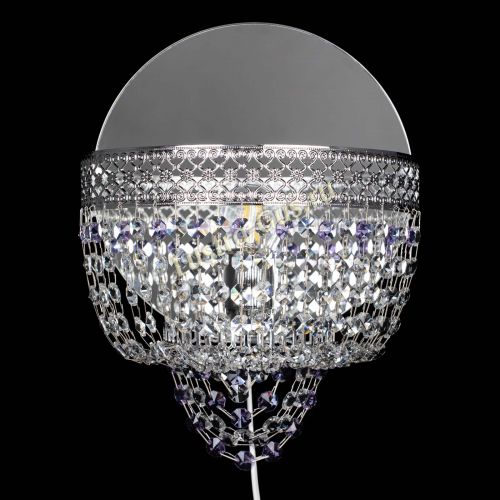 Бра Венеция оптикон фиолетовая в Химках Гусь Хрустальный