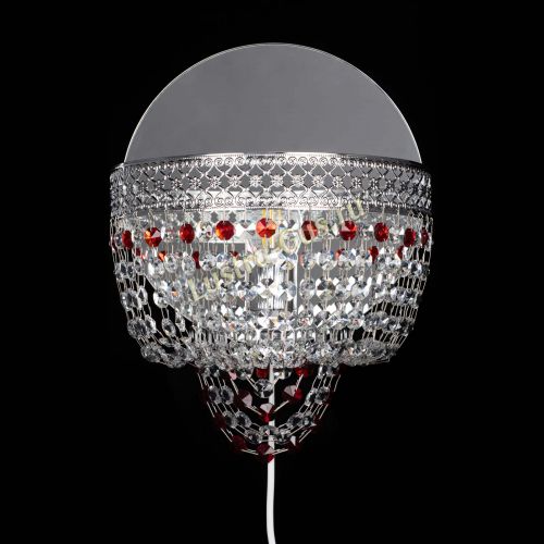 Бра Венеция оптикон красная в Химках Гусь Хрустальный