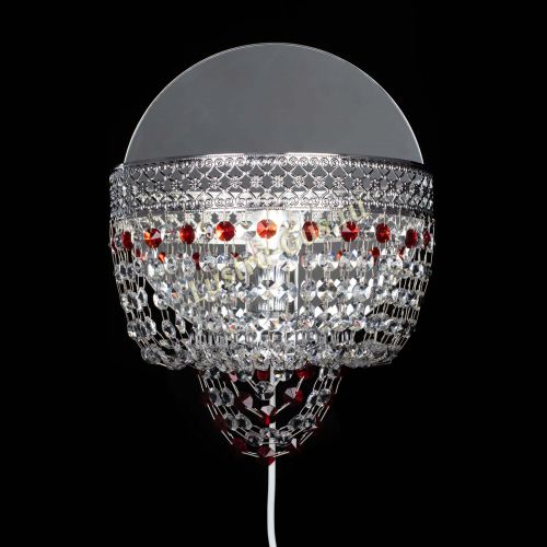 Бра Венеция оптикон красная в Химках Гусь Хрустальный