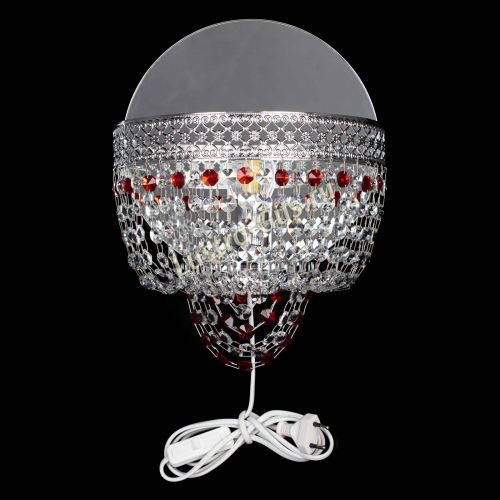 Бра Венеция оптикон красная в Химках Гусь Хрустальный
