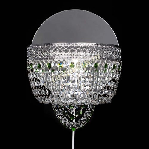 Бра Венеция оптикон зеленая в Химках Гусь Хрустальный