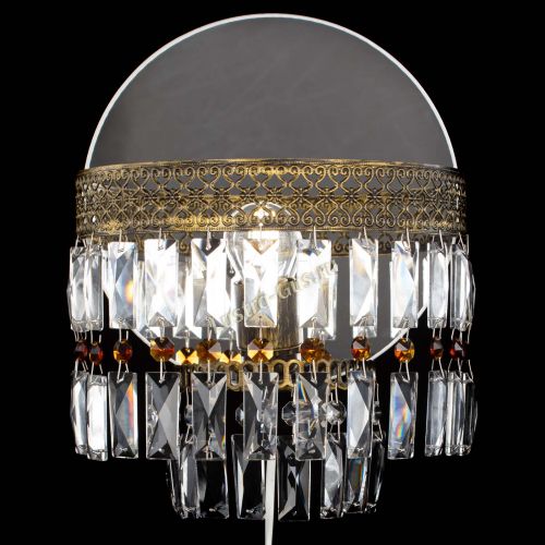 Бра Венеция Пластинка под бронзу Чайная в Химках Гусь Хрустальный