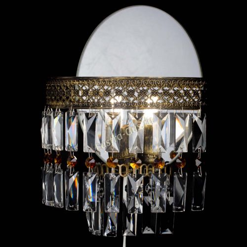 Бра Венеция Пластинка под бронзу Чайная в Химках Гусь Хрустальный