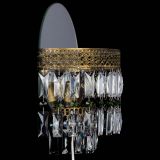 Бра Венеция Пластинка под бронзу Зеленая в Химках