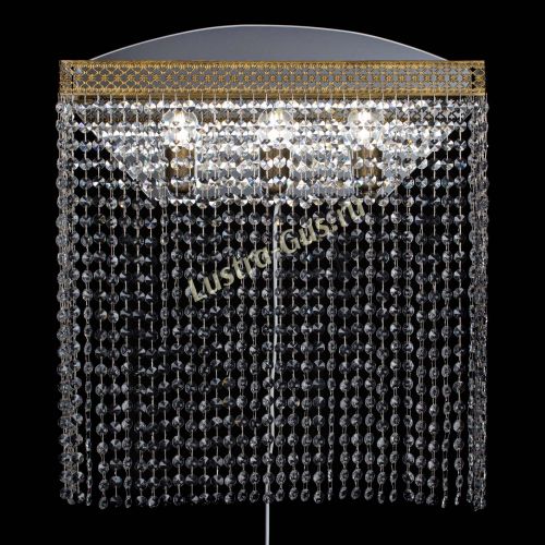 Бра Венеция Прямоугольник оптикон №2 под бронзу в Химках Гусь Хрустальный