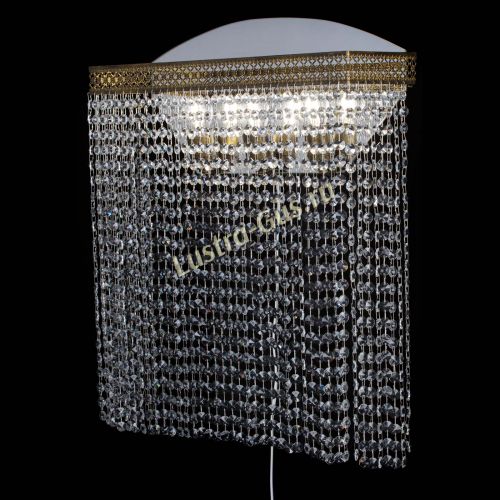 Бра Венеция Прямоугольник оптикон №2 под бронзу в Химках Гусь Хрустальный