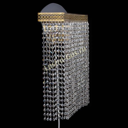 Бра Венеция Прямоугольник оптикон №2 под бронзу в Химках Гусь Хрустальный