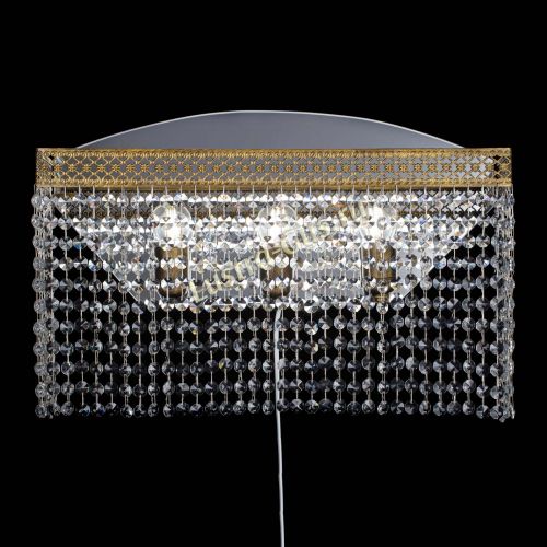 Бра Венеция Прямоугольник оптикон под бронзу в Химках Гусь Хрустальный