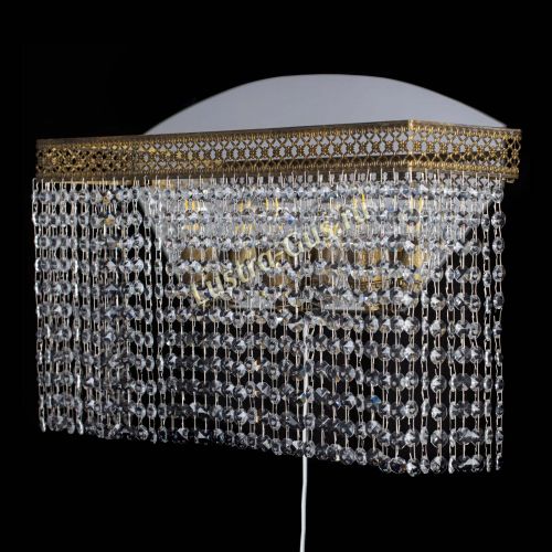 Бра Венеция Прямоугольник оптикон под бронзу в Химках Гусь Хрустальный