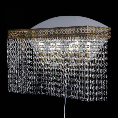 Бра Венеция Прямоугольник оптикон под бронзу в Химках Гусь Хрустальный