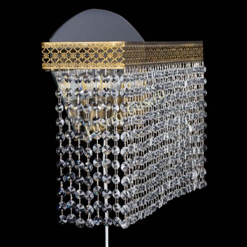 Бра Венеция Прямоугольник оптикон под бронзу в Химках Гусь Хрустальный