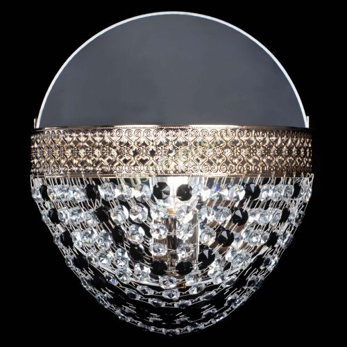 Бра Венеция Сетка черная в Химках Гусь Хрустальный