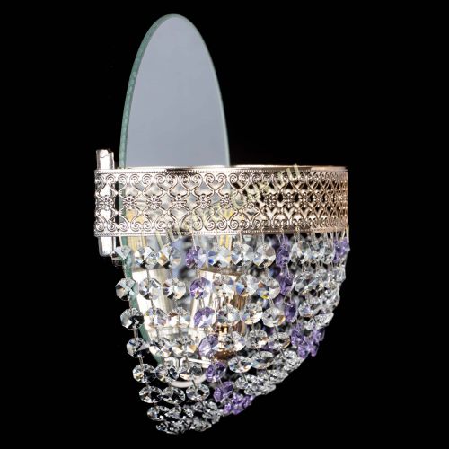 Бра Венеция Сетка фиолетовая в Химках Гусь Хрустальный