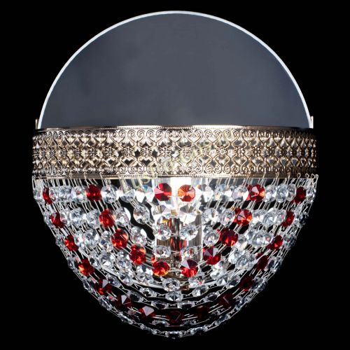 Бра Венеция Сетка красная в Химках Гусь Хрустальный