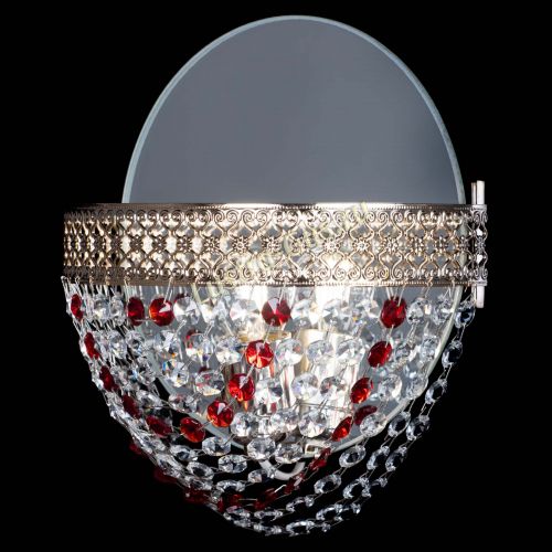Бра Венеция Сетка красная в Химках Гусь Хрустальный