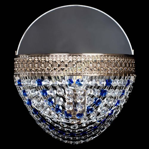 Бра Венеция Сетка синяя в Химках Гусь Хрустальный