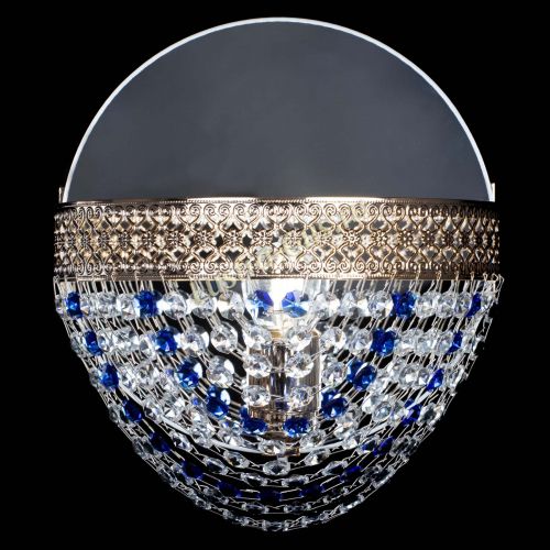 Бра Венеция Сетка синяя в Химках Гусь Хрустальный