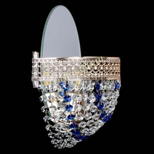 Бра Венеция Сетка синяя в Химках Гусь Хрустальный