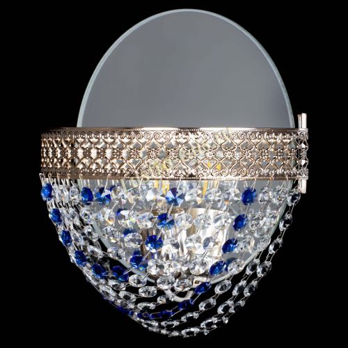 Бра Венеция Сетка синяя в Химках Гусь Хрустальный