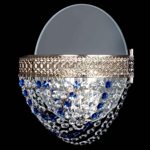 Бра Венеция Сетка синяя в Химках Гусь Хрустальный