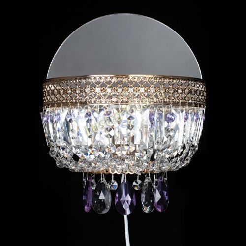 Бра Венеция фиолетовая в Химках Гусь Хрустальный