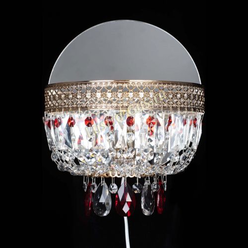 Бра Венеция красная в Химках Гусь Хрустальный