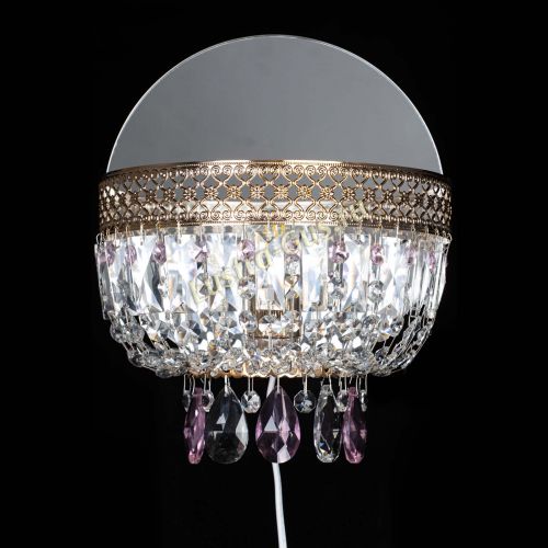 Бра Венеция розовая в Химках Гусь Хрустальный