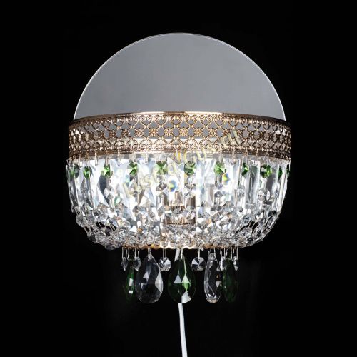 Бра Венеция зеленая в Химках Гусь Хрустальный